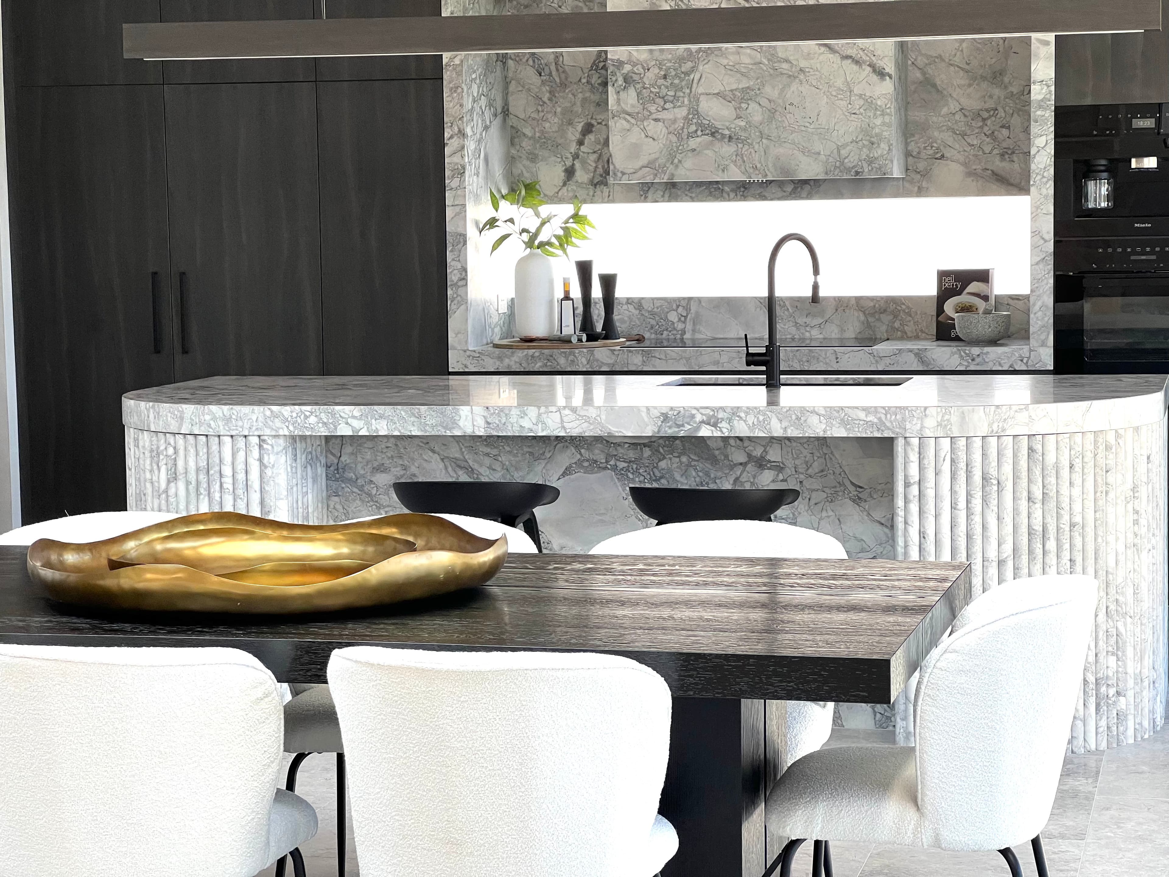 A warmly styled living space by Halè + Co Interiors